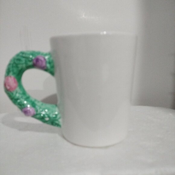 TB Trading Co 3D Collectible 2 Bunnys On A Bike With Flowers Coffee Cups Mug - Picture 5 of 7